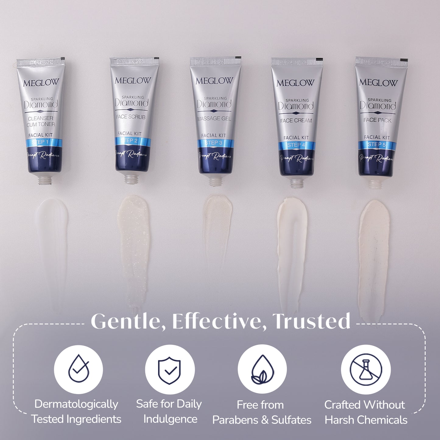 MEGLOW Diamond Facial Kit 105 g