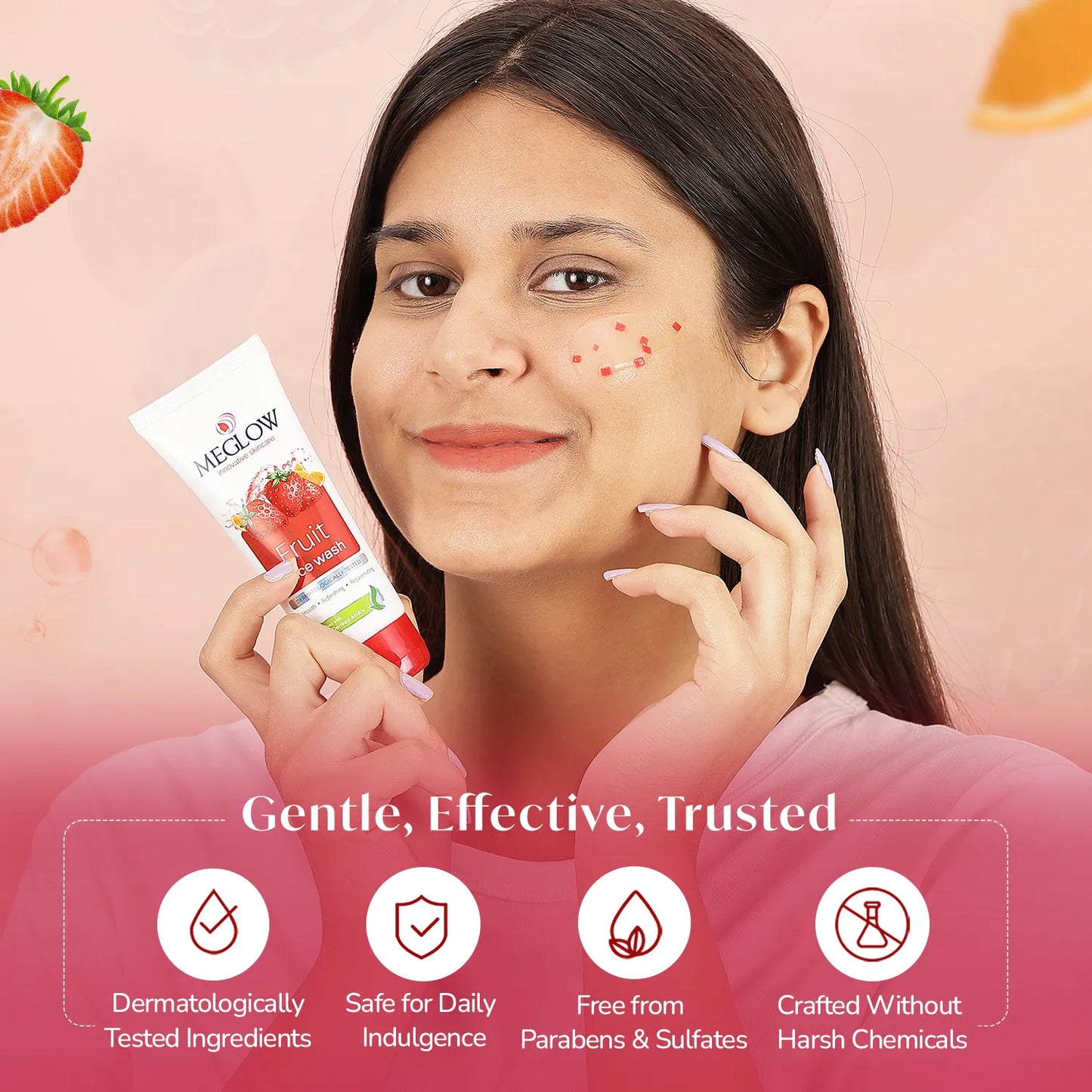 MEGLOW Fruit Face Wash 70 g
