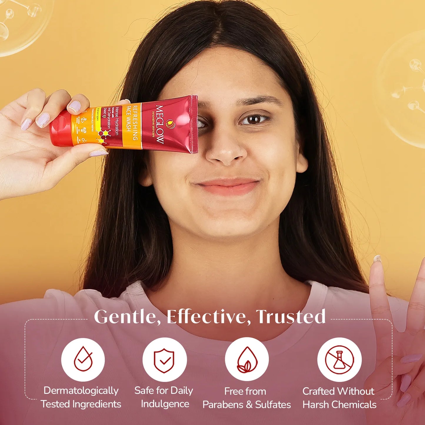 MEGLOW Refreshing Face Wash 70 g