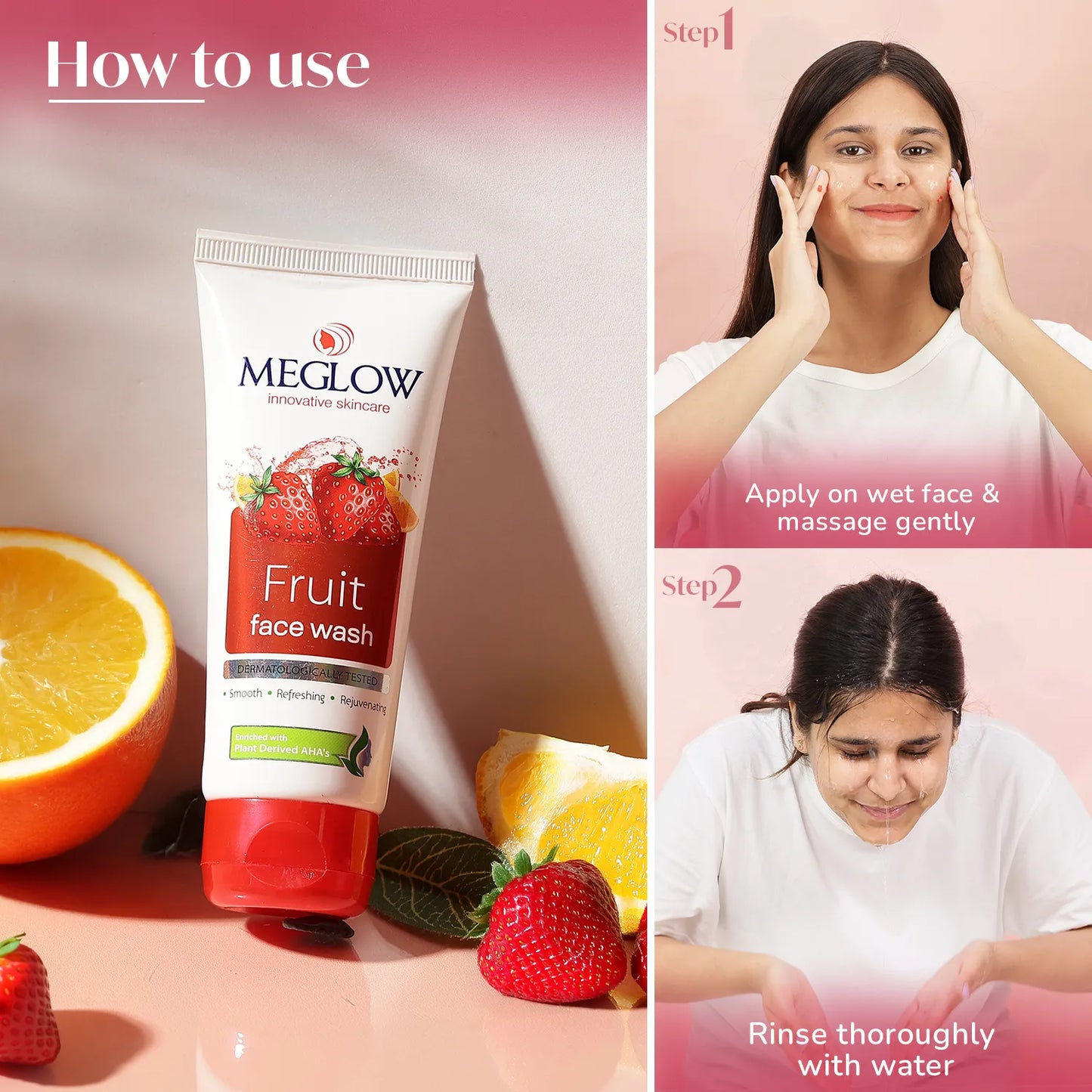 MEGLOW Fruit Face Wash 70 g