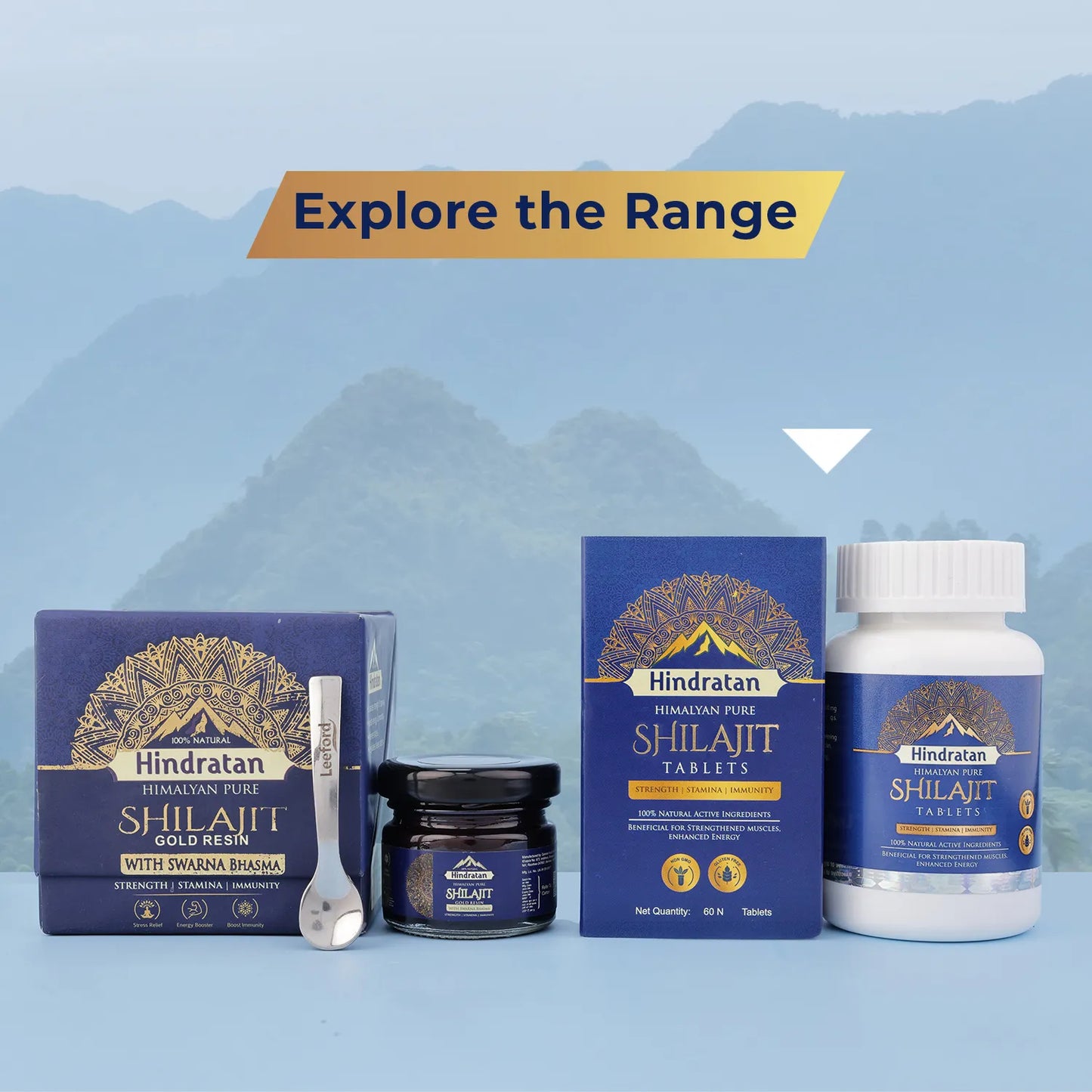 HINDRATAN Pure Shilajit Tab 60 Tab