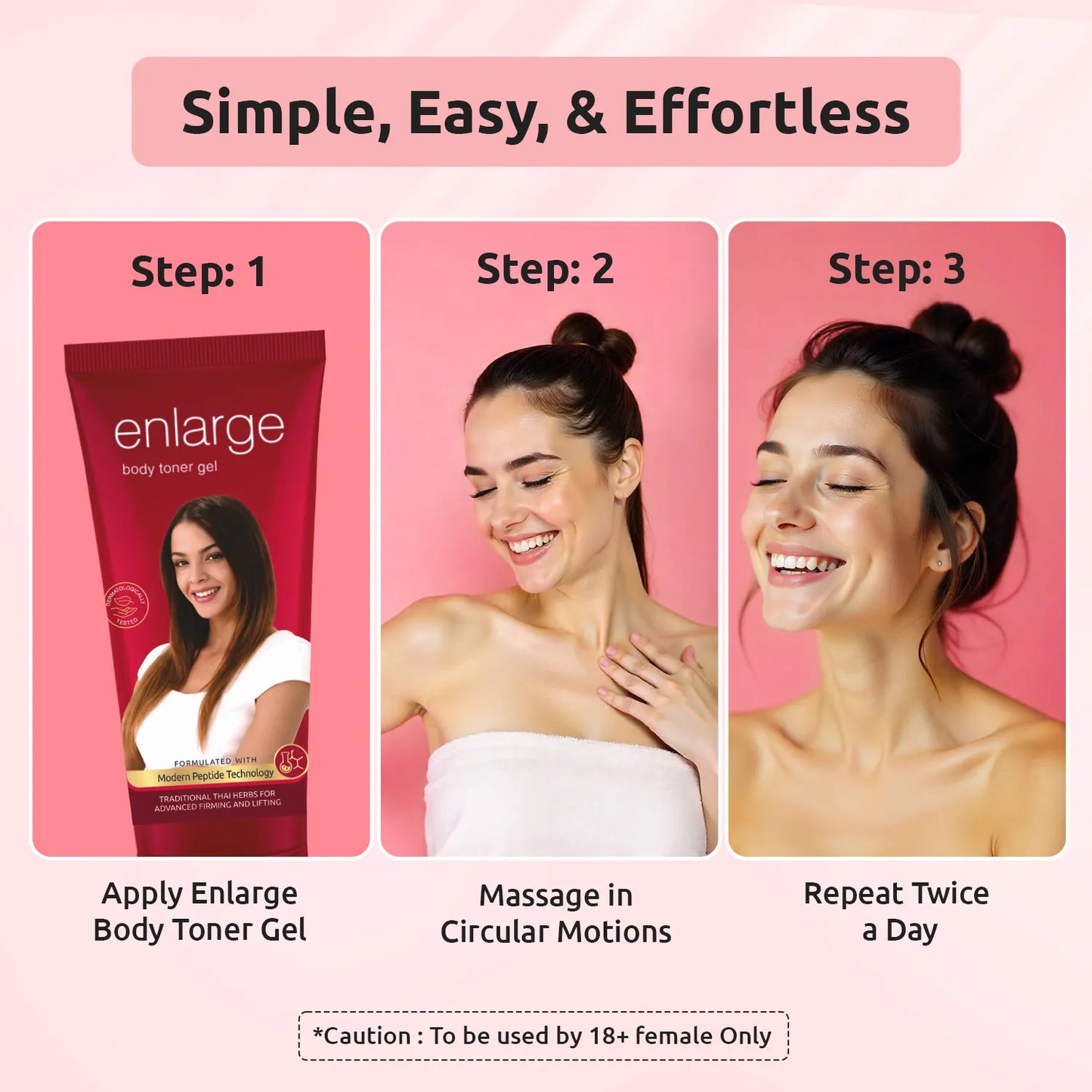 ENLARGE FEMALE BODY TONER GEL 50G
