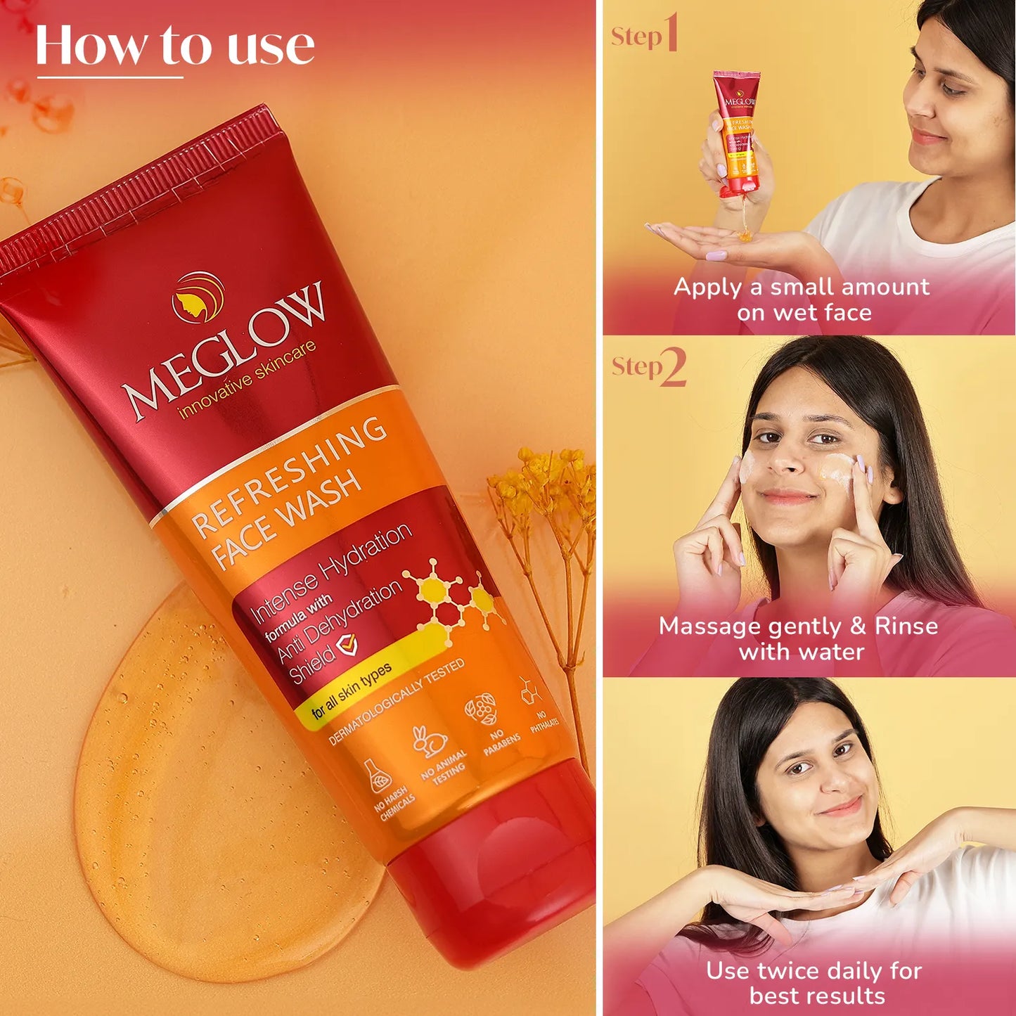 MEGLOW Refreshing Face Wash 70 g