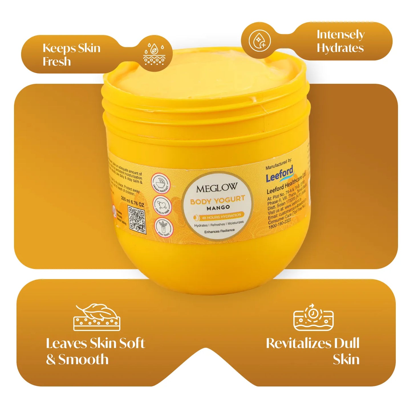 MEGLOW Body Yogurt (Mango) 200 ml