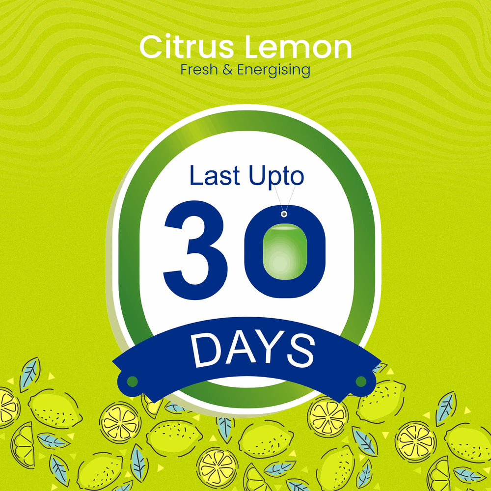 Airvel Citrus Lemon Car Freshener – Fresh & Energising, Lasts Up to 30 Days
