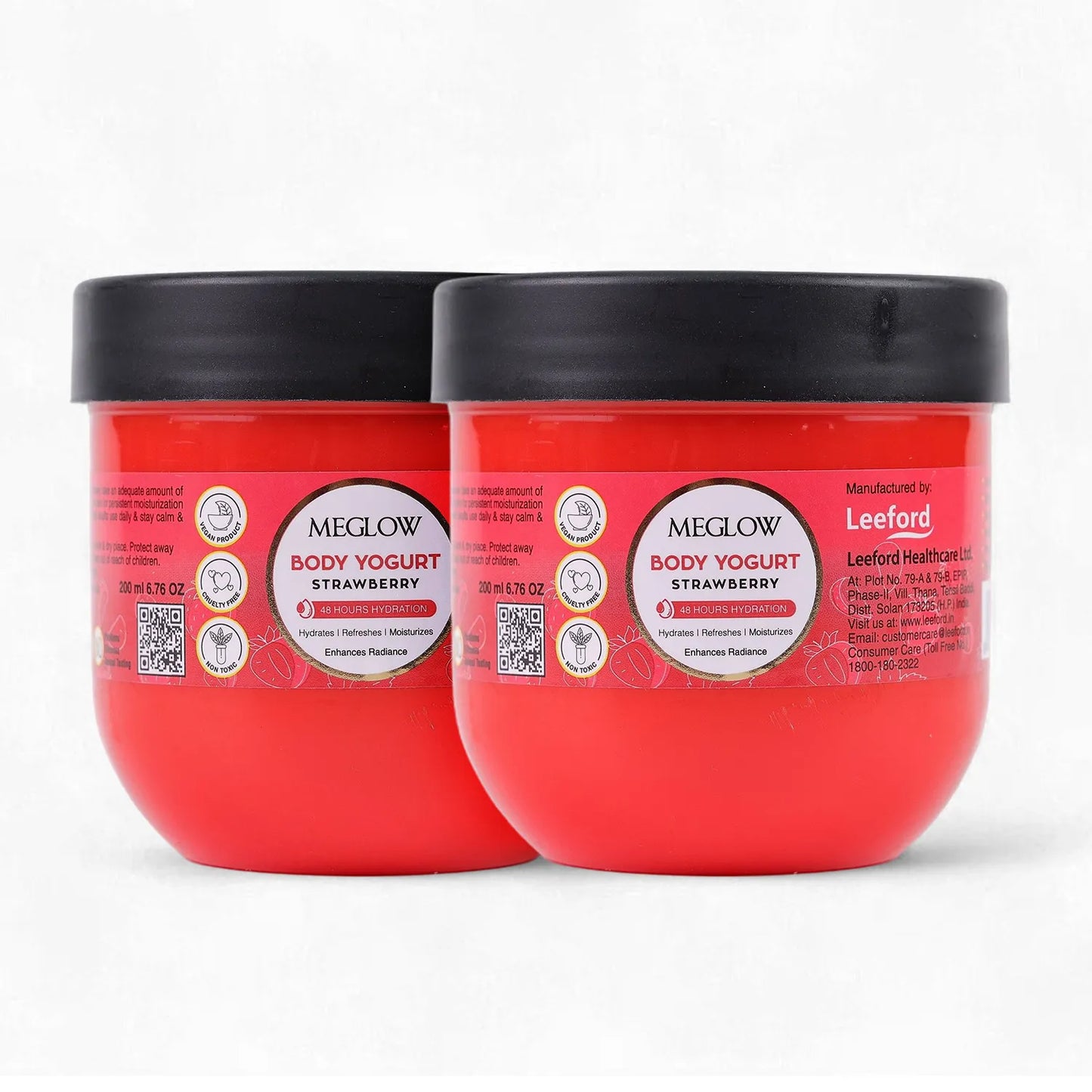MEGLOW Body Yogurt (Strawberry) 200 ml