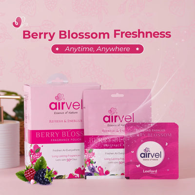 AIRVEL POUCH (BERRY BLOSSOM)