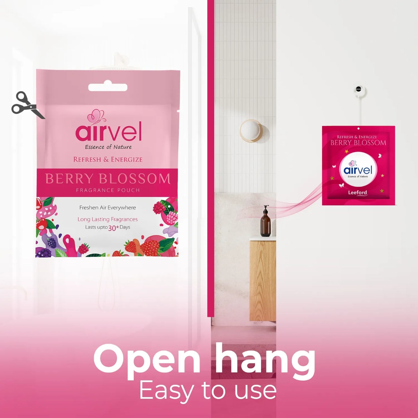 AIRVEL POUCH (BERRY BLOSSOM)