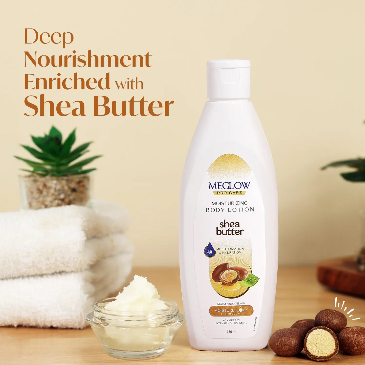 MEGLOW Body Lotion (Shea Butter) 150 ml