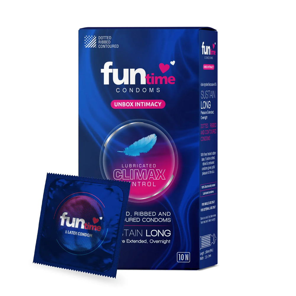 FLAVOURED DOTTED, RIBBED & CONTOURED CONDOMS (SUSTAIN LONG)