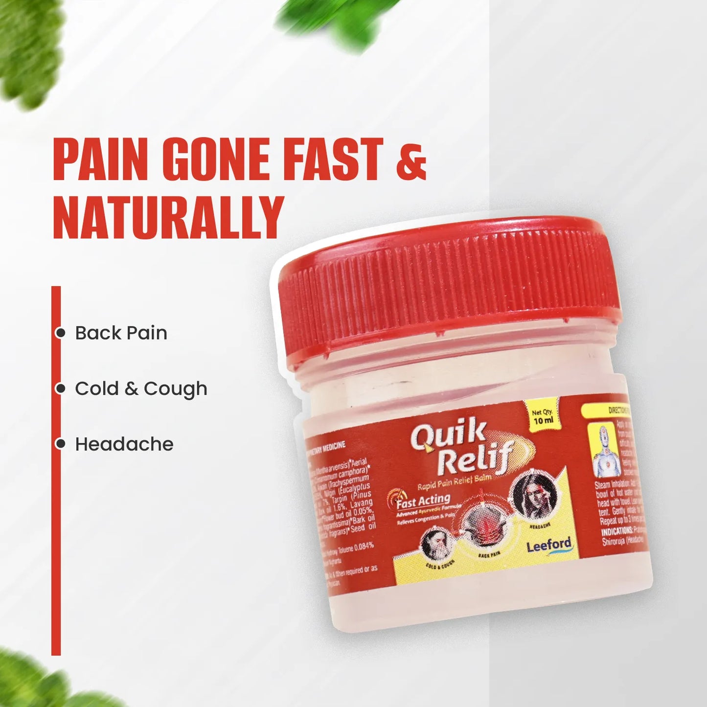 QUIK RELIF BALM 10 ml