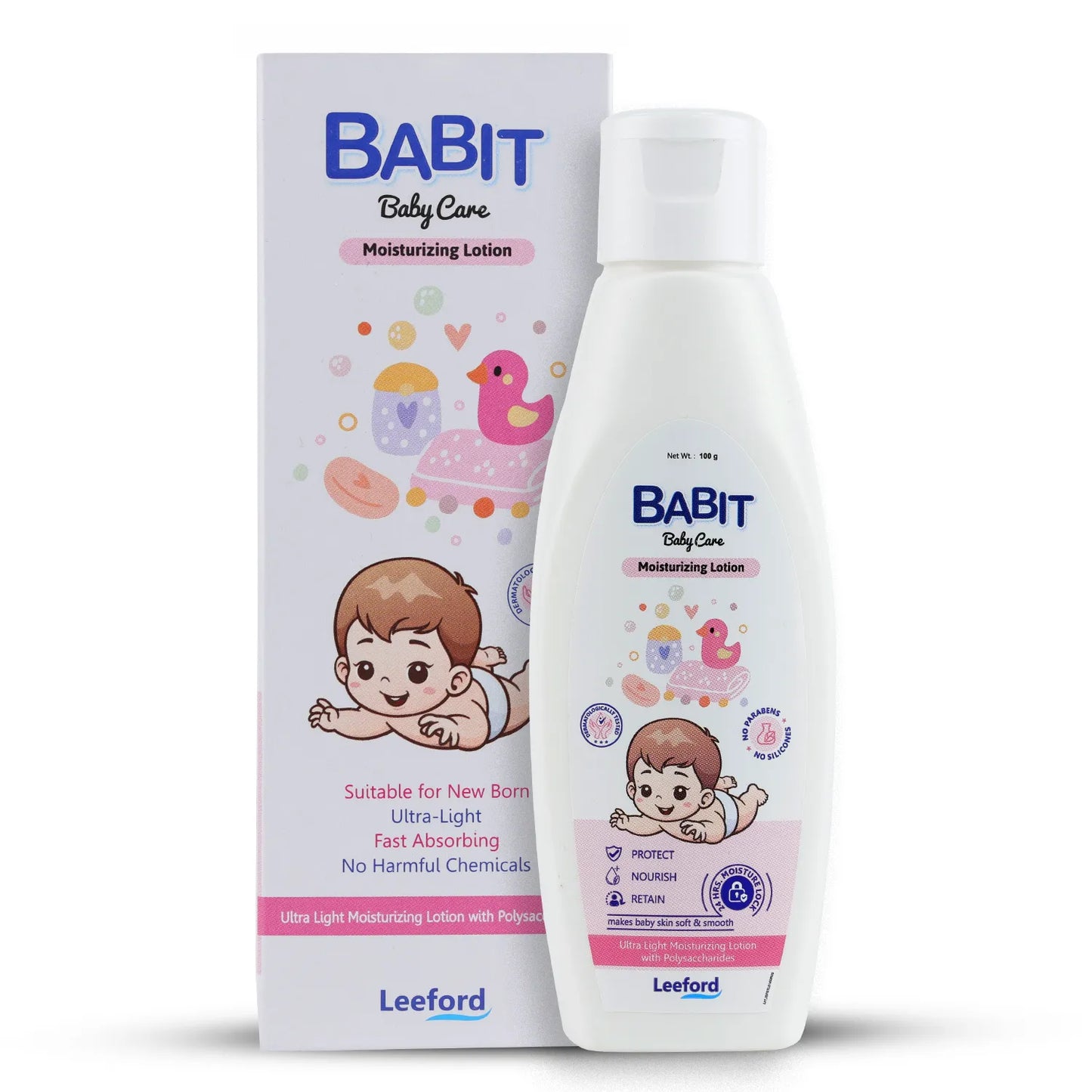 BABIT MOISTURIZING BABY LOTION 100ML