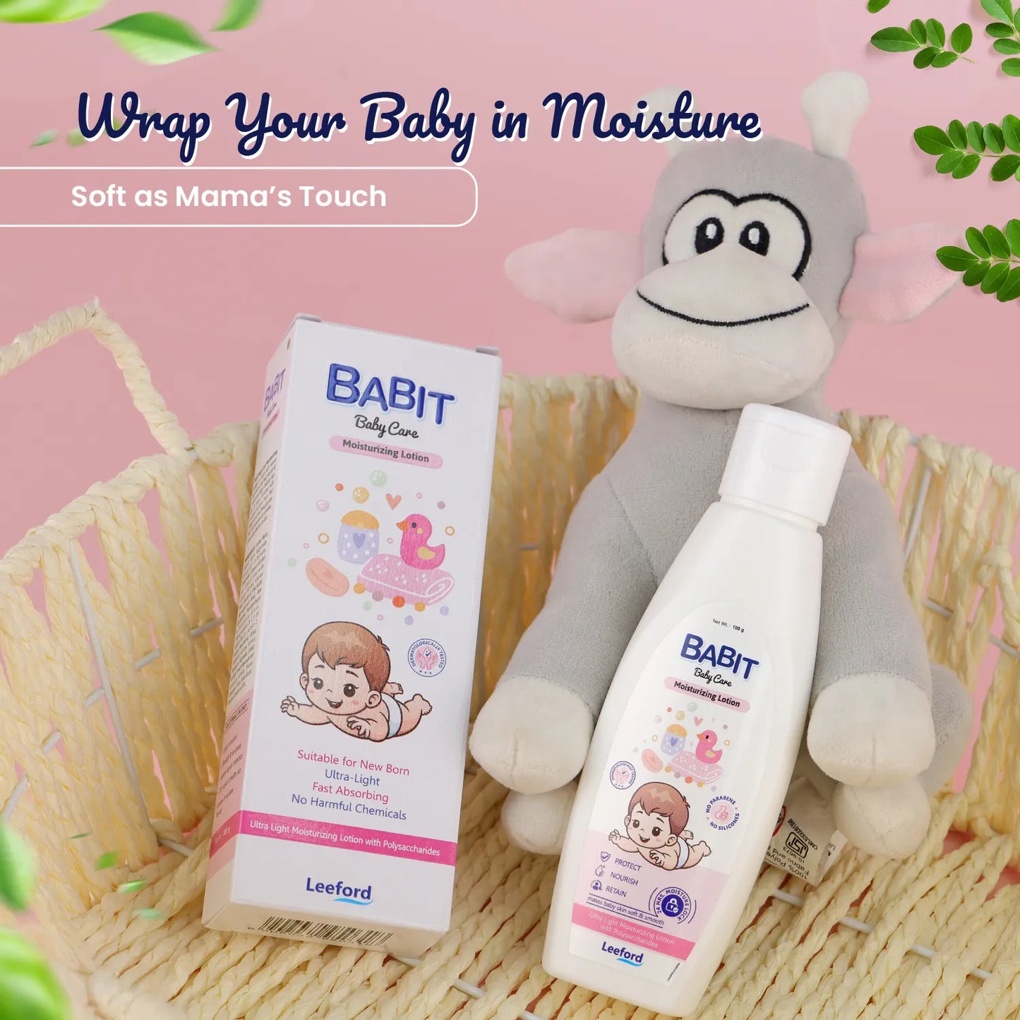 BABIT MOISTURIZING BABY LOTION 100ML