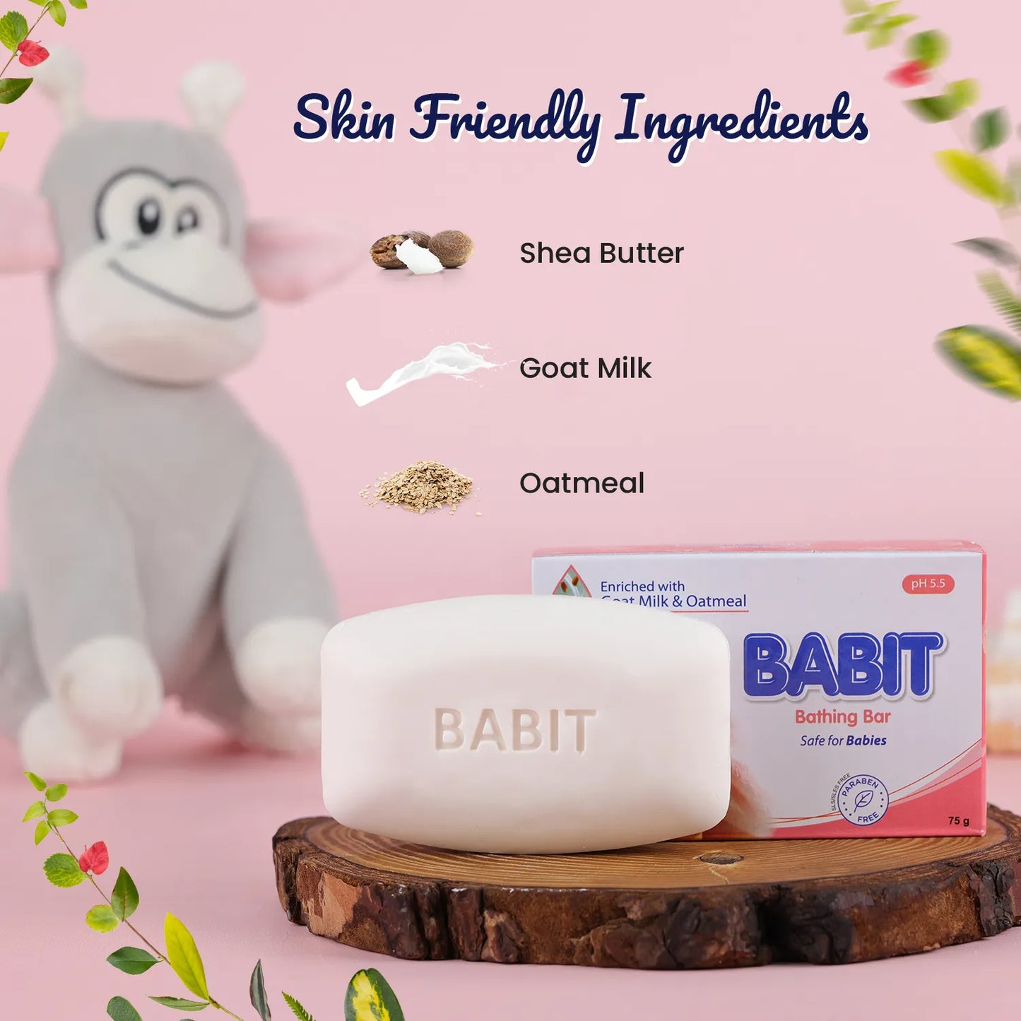 BABIT MOISTURIZING BABY SOAP 75G