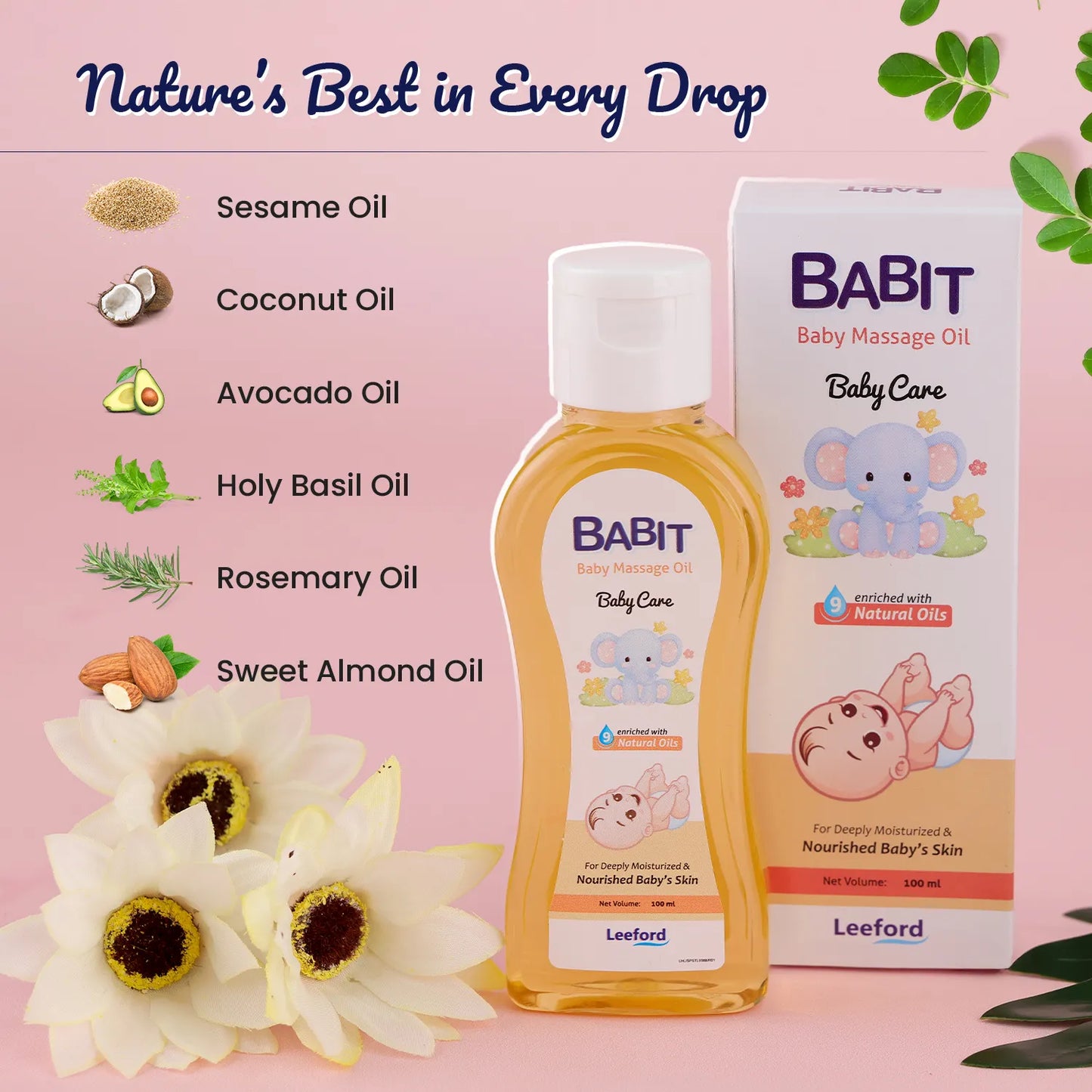 BABIT HAIR AND BODY MASSAGE OIL 100ML