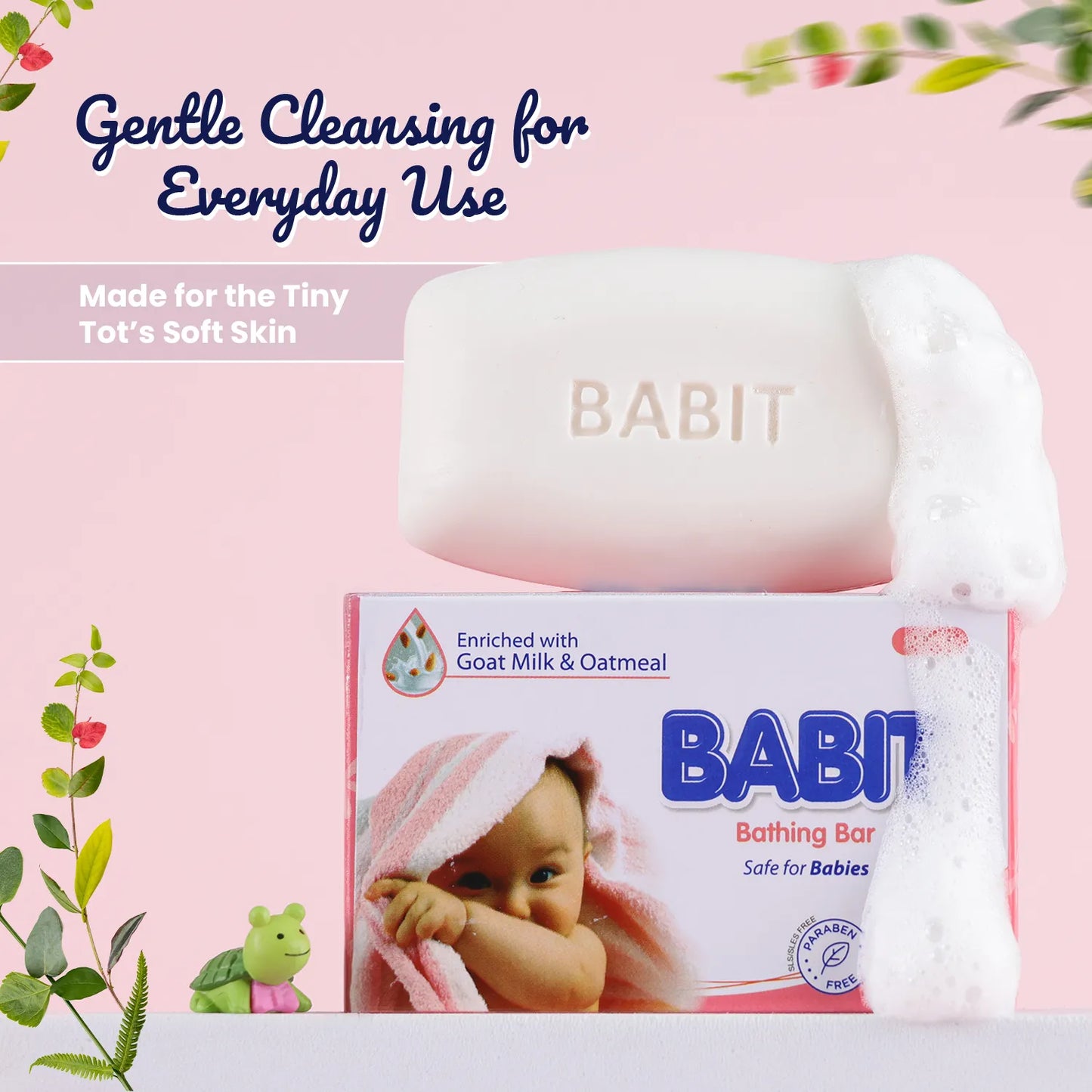 BABIT MOISTURIZING BABY SOAP 75G