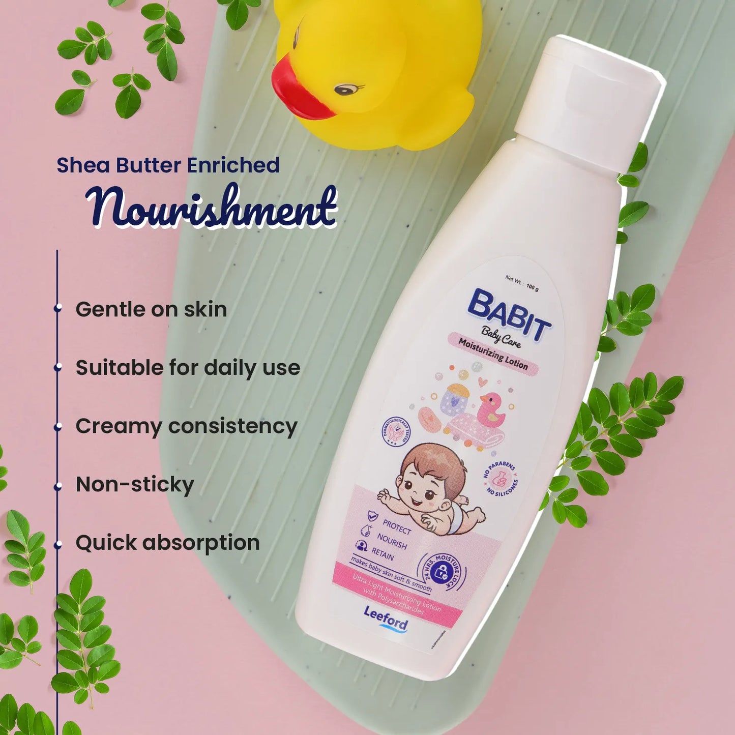 BABIT MOISTURIZING BABY LOTION 100ML