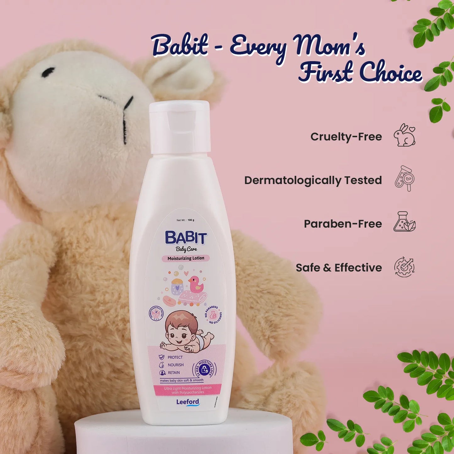 BABIT MOISTURIZING BABY LOTION 100ML