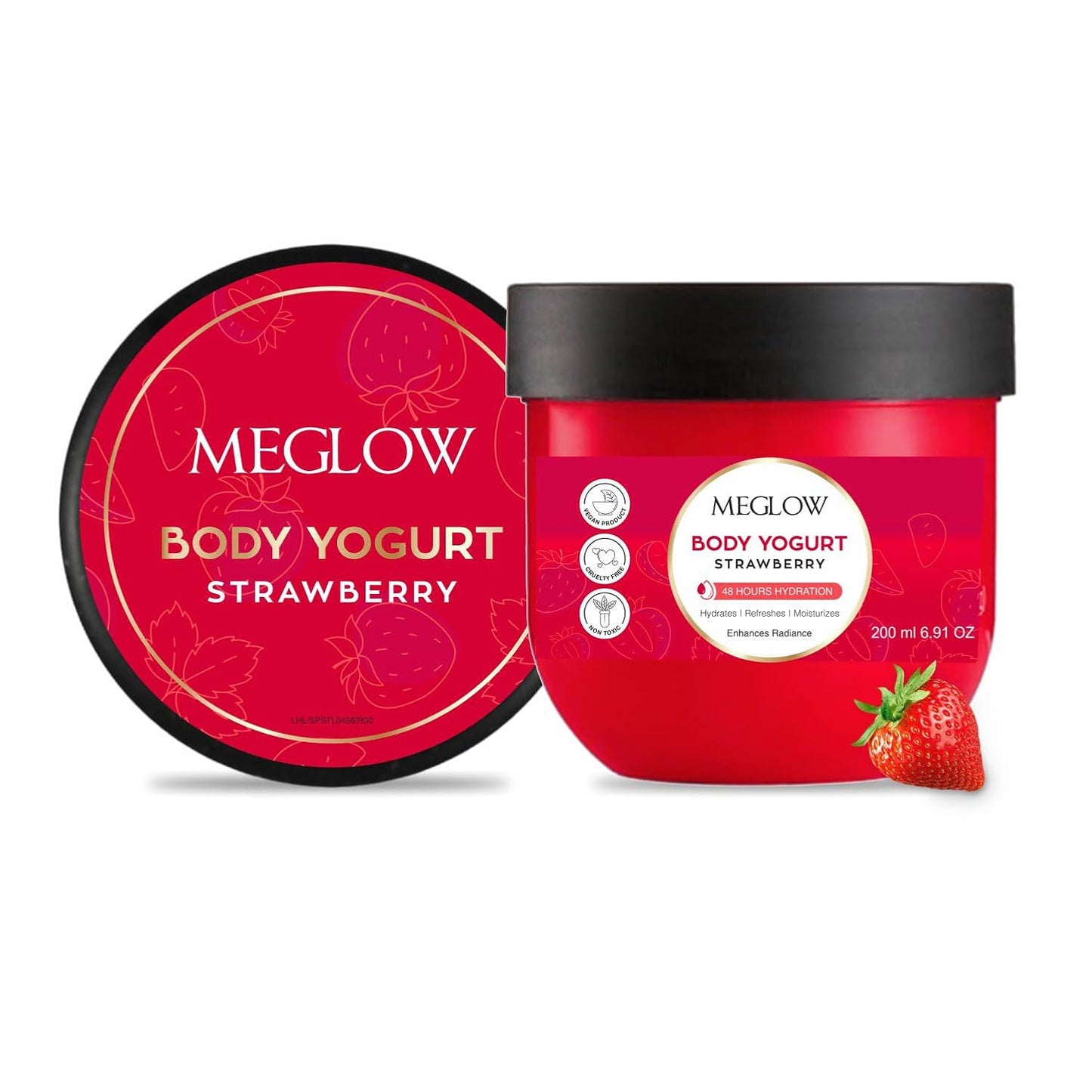 MEGLOW Body Yogurt (Strawberry) 200 ml