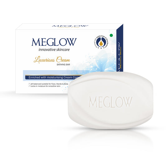 MEGLOW Luxurious Cream Bathing Bar 75 g