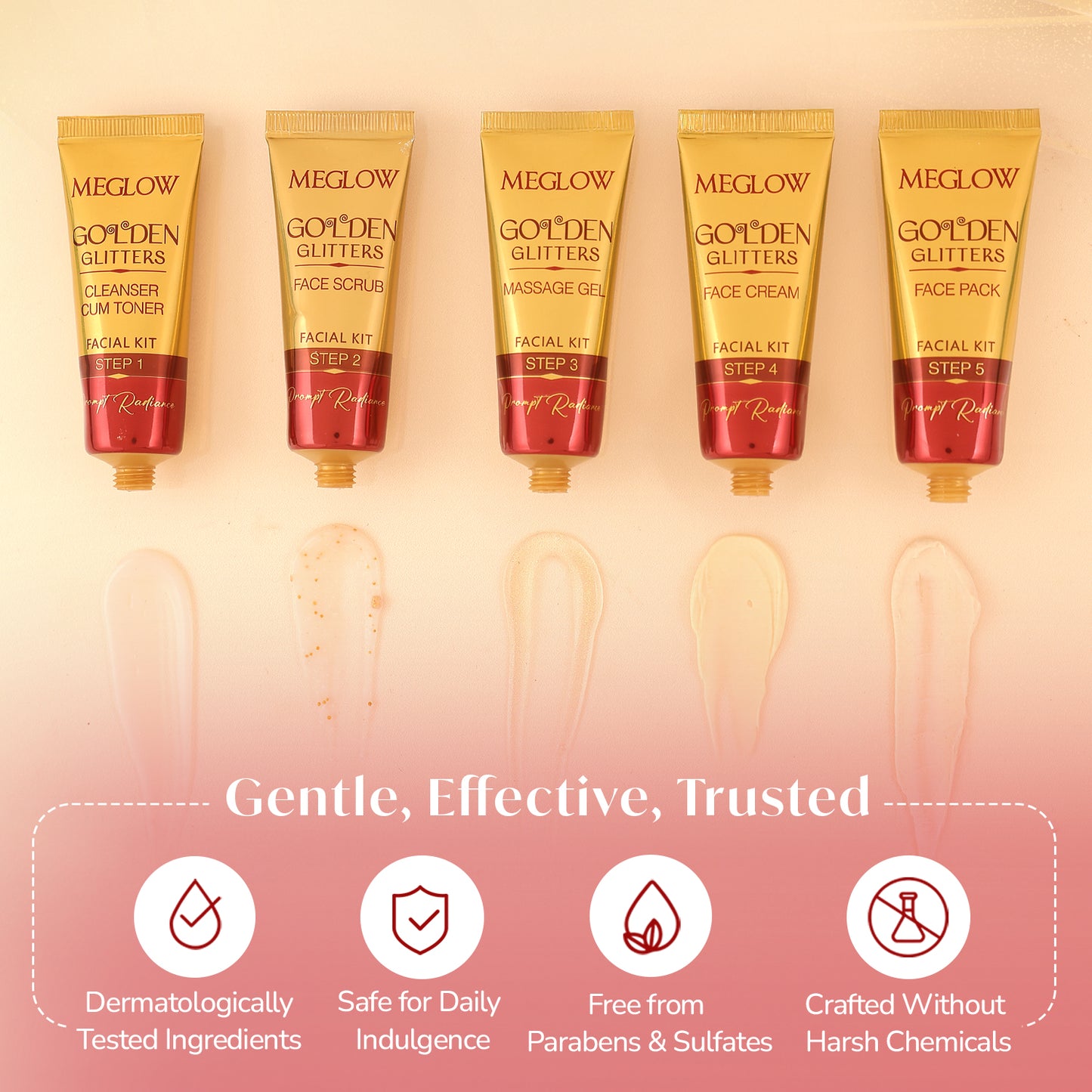MEGLOW Gold Facial Kit 105 g