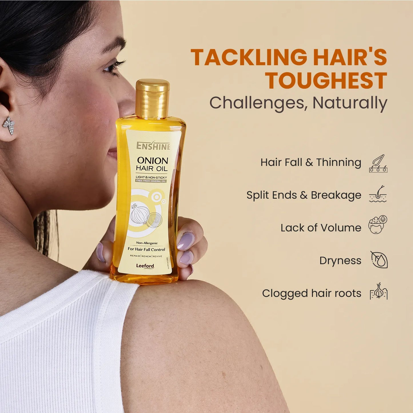 ENSHINE ONION HAIR OIL