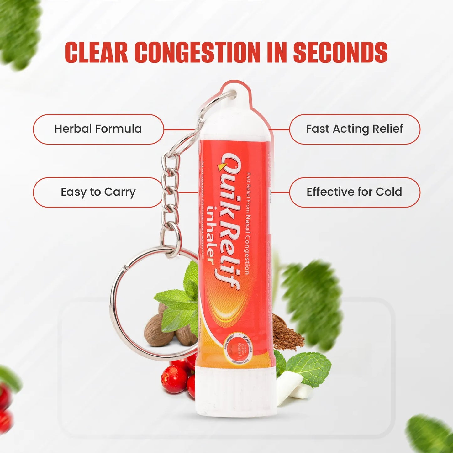 QUIK RELIF INHALER 0.5 g
