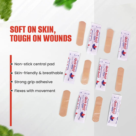 QUIK RELIF ADHESIVE WATERPROOF  BANDAGE
