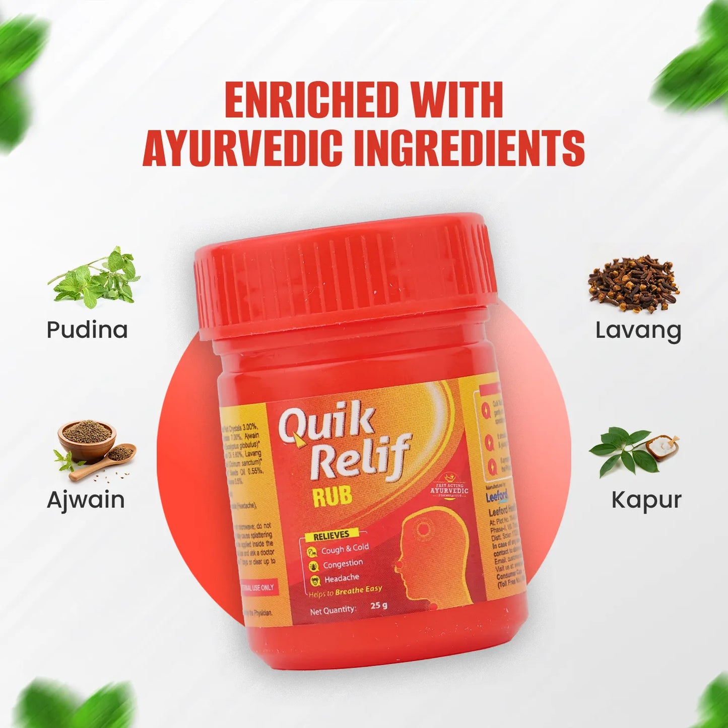 QUIK RELIF VAPOUR RUB 25 g