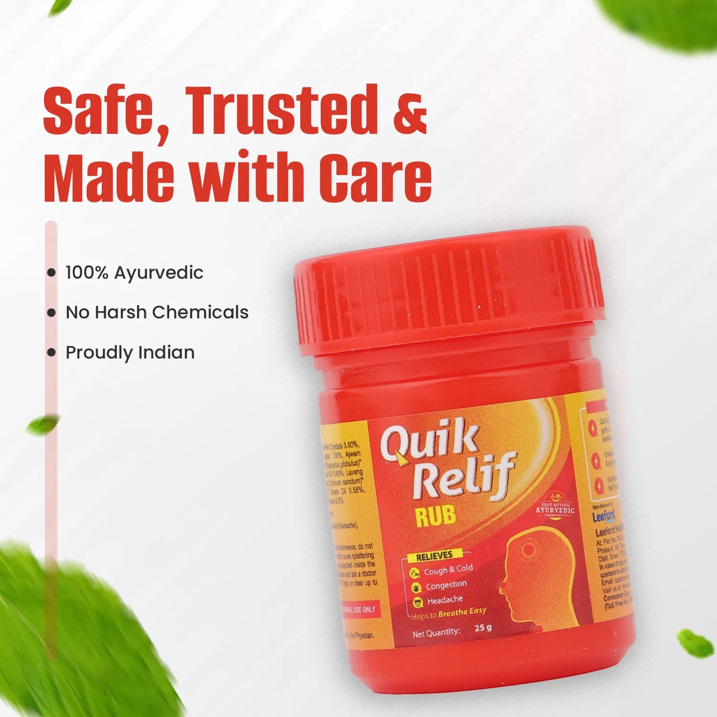QUIK RELIF VAPOUR RUB 25 g