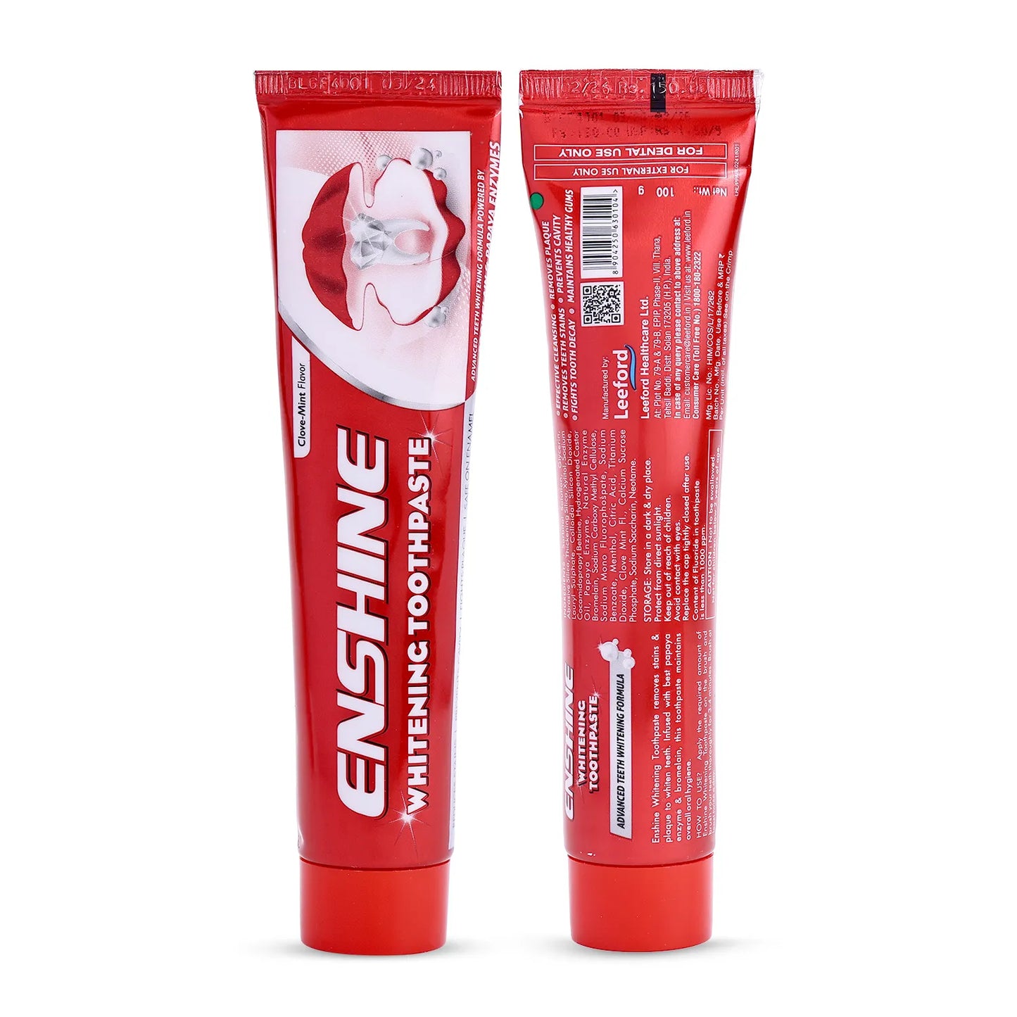 ENSHINE WHITENING TOOTHPASTE 100 GM