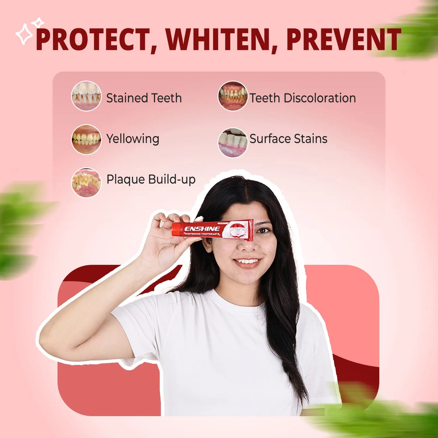 ENSHINE WHITENING TOOTHPASTE 100 GM