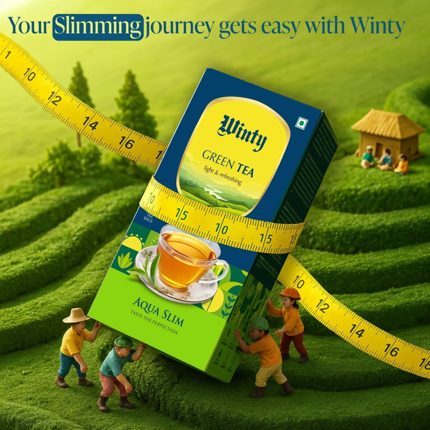 WINTY AQUA SLIM GREEN TEA 30 Bags