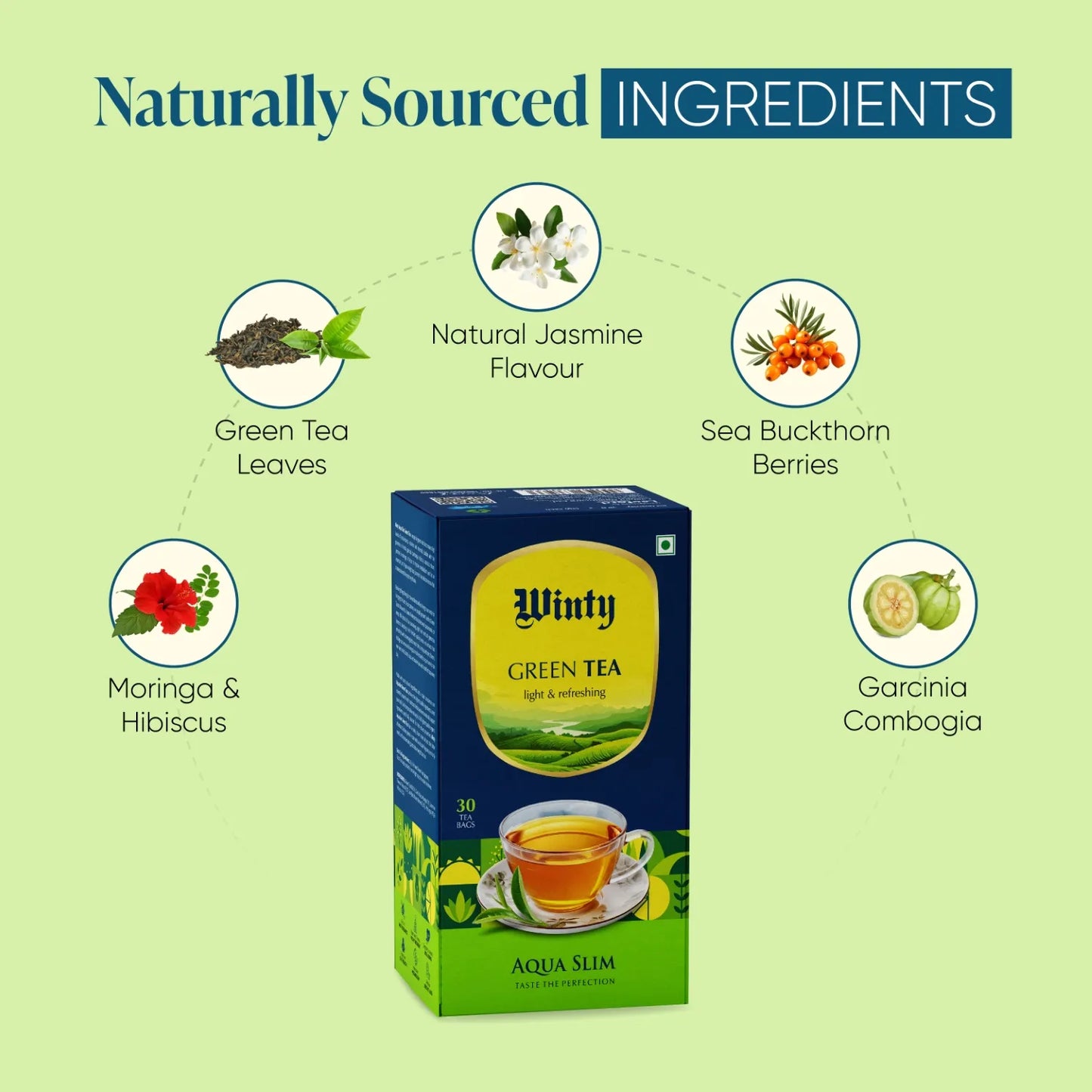 WINTY AQUA SLIM GREEN TEA 30 Bags