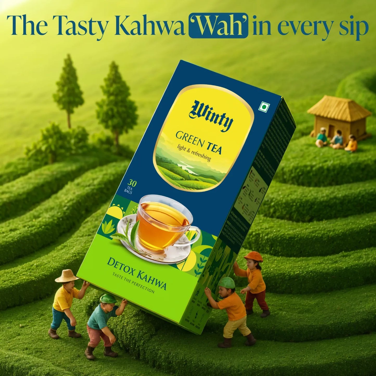 WINTY DETOX DESI KAHWA GREEN TEA 30 Bags