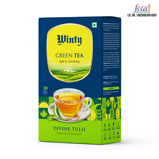 WINTY DIVINE TULSI GREEN TEA 30 Bags