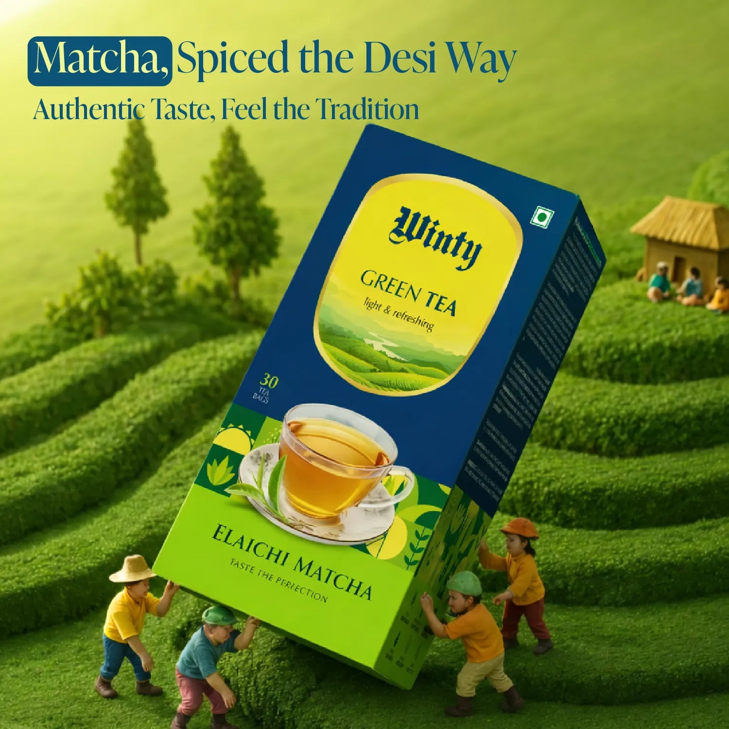 WINTY ELAICHI MATCHA GREEN TEA 30 Bags