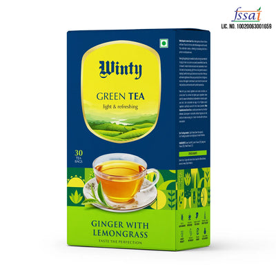 WINTY GINGER WITH LEMON GRASS GREEN TEA 30 Bags
