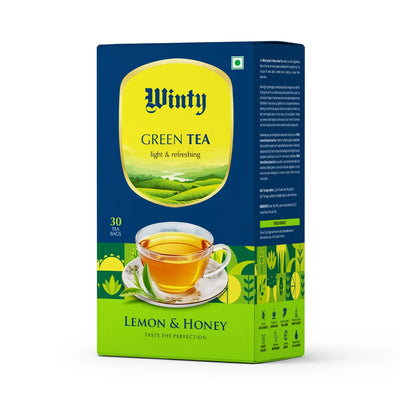 WINTY LEMON & HONEY GREEN TEA 30 Bags