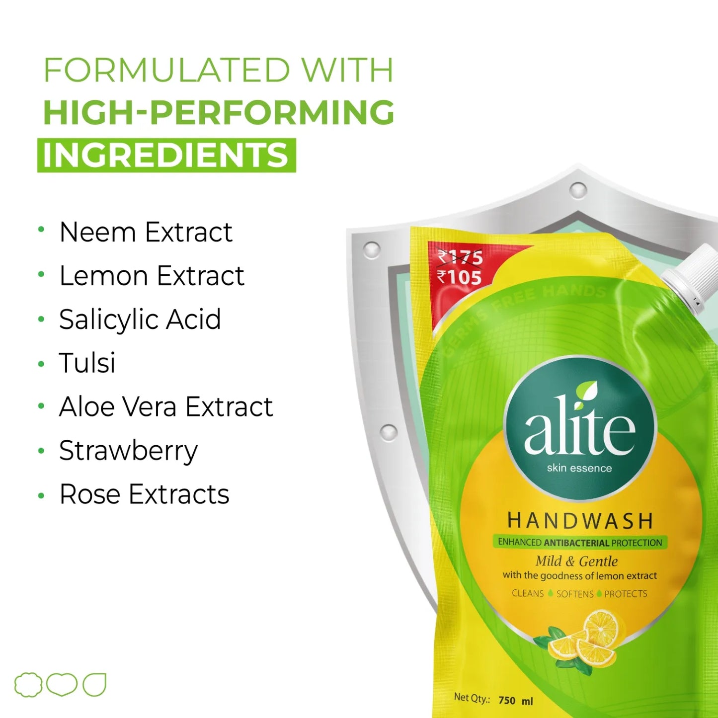 ALITE Hand Wash (Refill Pouch) 675 ml