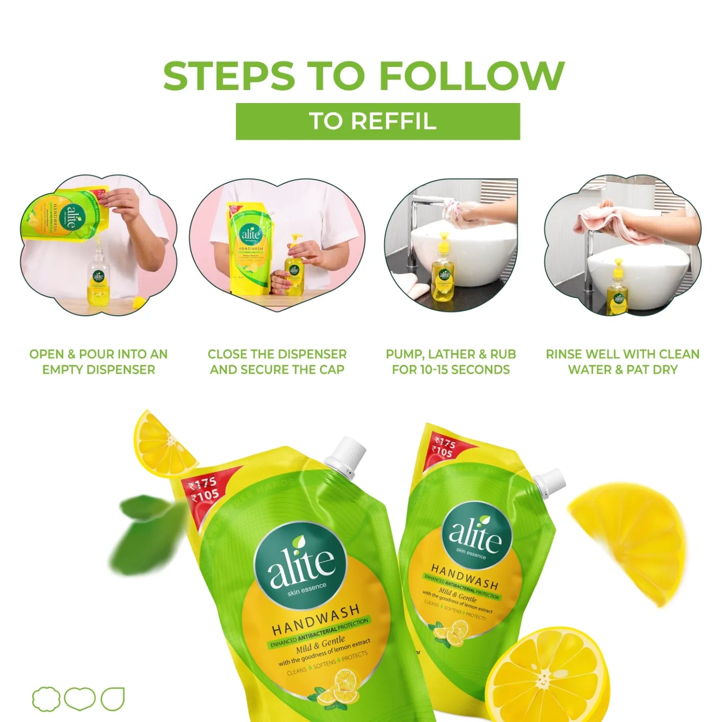 ALITE Hand Wash (Refill Pouch) 675 ml