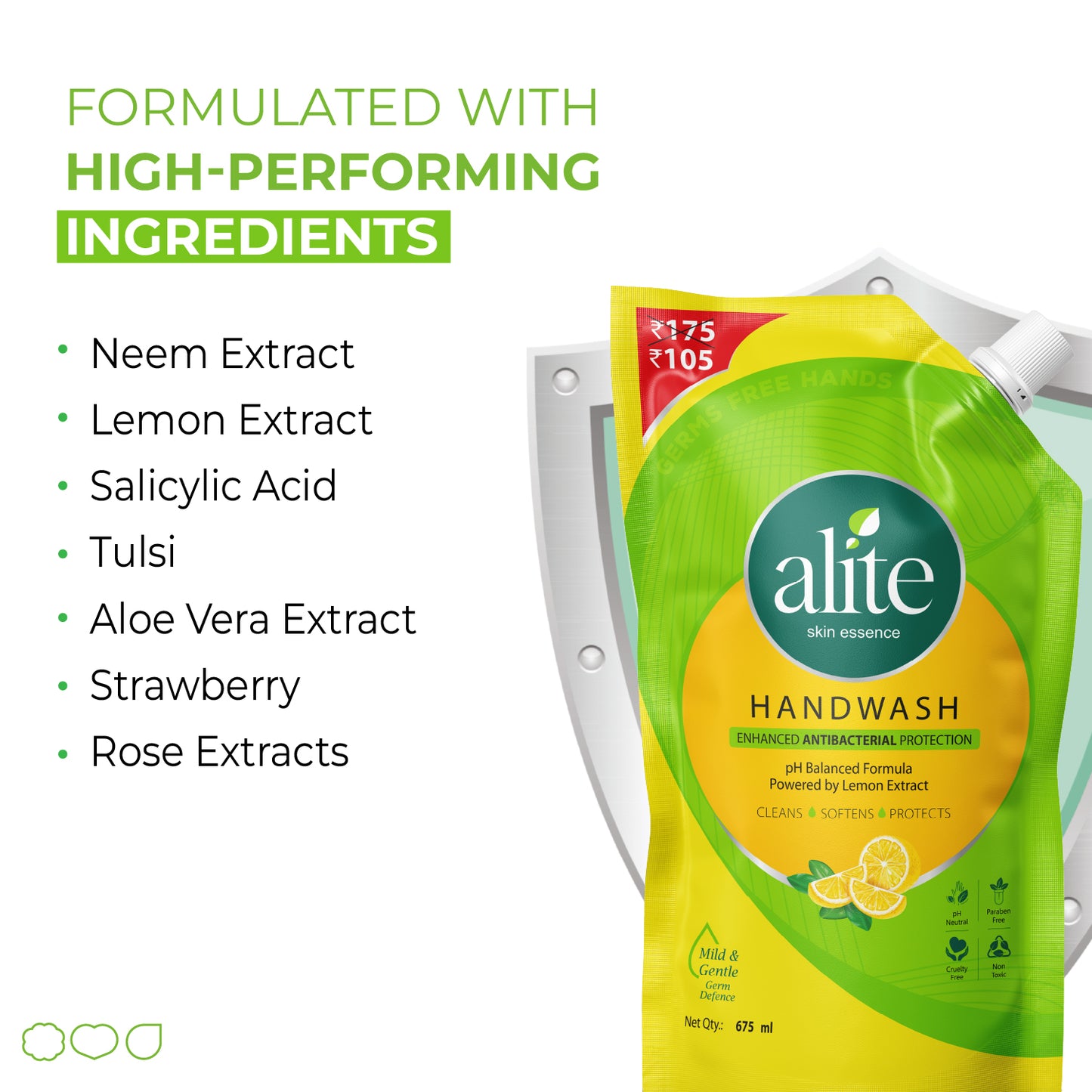 ALITE Hand Wash (Refill Pouch) 675 ml