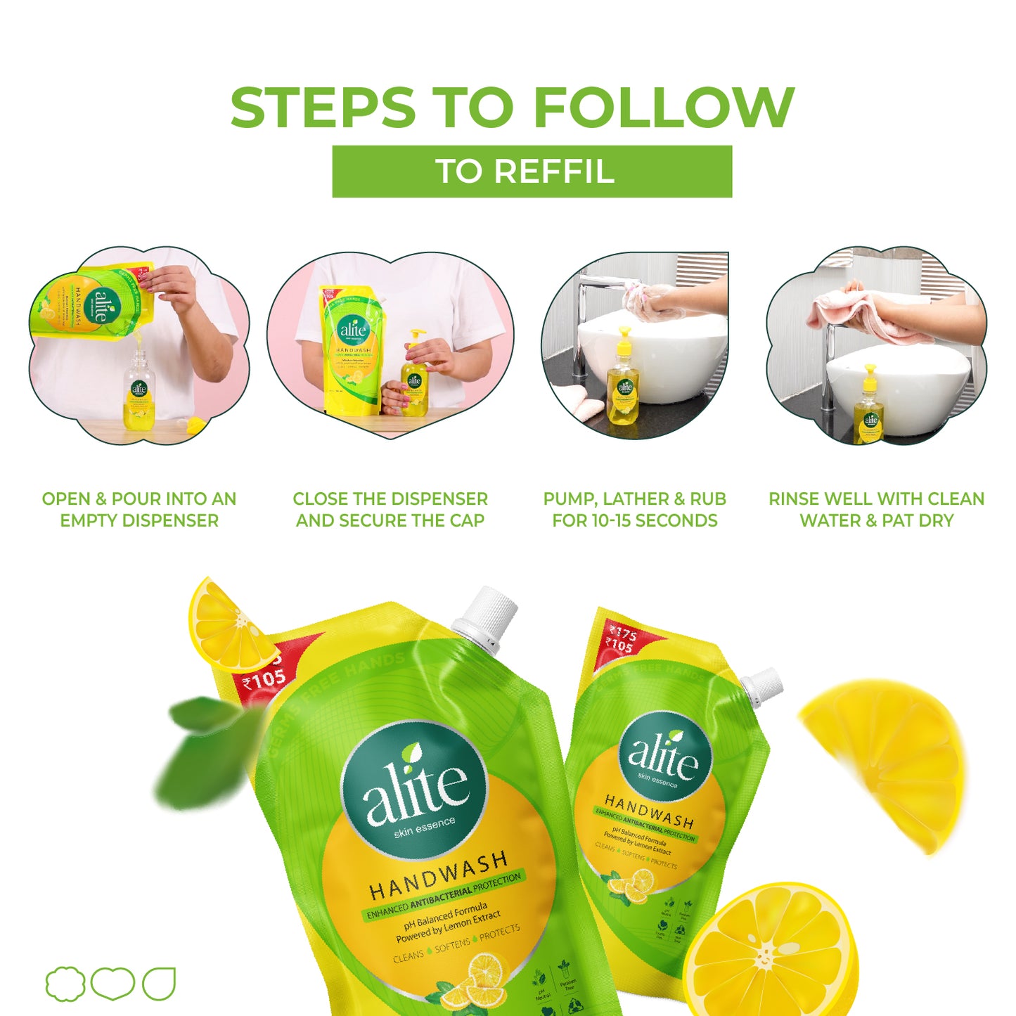 ALITE Hand Wash (Refill Pouch) 675 ml